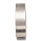 Non-Tarnish 304 Stainless Steel Slide Charms, Curved Tube, Stainless Steel Color, 53x13x5mm, Hole: 12.5x3.5mm