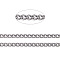 Brass Twisted Chains, Curb Chains, Unwelded, with Spool, Cadmium Free & Lead Free, Gunmetal, 2x1.5x1mm, about 301.83 Feet(92m)/roll