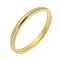 Ion Plating(IP) 304 Stainless Steel Spring Bangles for Women Men, Real 18K Gold Plated, Inner Diameter: 2-1/2 inch(6.2cm), 8mm