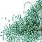 TOHO Round Seed Beads, Japanese Seed Beads, (699) Inside Color AB Crystal/Shamrock Lined, 11/0, 2.2mm, Hole: 0.8mm, about 5555pcs/50g