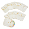 NBEADS 20 Pcs Velvet Jewelry Pouches with Snap Button, Cornsilk Color Velvet Jewelry Storage Bags Luxury Gift Bag for Candy Gift and Jewelry Necklace Bracelet Packing, 8x7.9cm