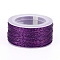 Nylon Metallic Cords, Indigo, 1mm, about 20m/Roll