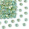Preciosa® MAXIMA Crystal No Hotfix Flatback Stones, Czech Crystal, Dura Foiling, Round(438 11 615 Chaton Rose), 50520 200 Peridot AB, SS6(1.9~2.1mm)