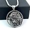 Stainless Steel Jesus Portrait Pendant Necklaces for Men, Stainless Steel Color
