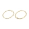 Rack Plating Alloy Pendants, Cadmium Free & Nickel Free & Lead Free, Oval, Golden, 38x29x1.5mm, Hole: 1.8x3.5mm