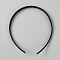 Resin Hair Bands Hair Accessories for Women Girls, Black, 142x130x12mm, Inner Diameter: 128mm