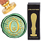Brass Wax Seal Stamps with Wood Handle, for DIY Scrapbooking, Letter O, 25mm