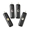 Natural Obsidian Pendants, Rectangle Charms with Brass Micro Pave Cubic Zirconia Findings, Golden, The Color Of Zircon Is Random, 51x13x7mm, Hole: 3x2mm