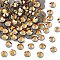 Preciosa® Crystal Hotfix Flatback Stones, Czech Crystal, Round(438 11 612 Chaton Rose VIVA 12 ®), 00030 219 Sunrise, SS8(2.3~2.5mm)