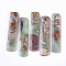 Natural Aqua Terra Jasper Pendants, Rectangle, 48x10x4mm, Hole: 1.2mm