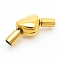 304 Stainless Steel Box Clasps, Golden, Heart, 11x9mm
