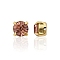 Preciosa® MAXIMA Crystal in Sew-On Cup, Czech Crystal, 719 37 085 Chaton(Round), Golden, 70610 Dusty Rose, SS29(6.15~6.35mm)