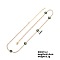 European and American Fashion Style Brass Rhinestone Flower Necklaces, Green, 15.75 inch(40cm)