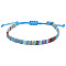 Adjustable Bohemian Style Cotton & Linen Cord Braided Bracelets for Friendship, Colorful