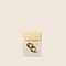 Clear PVC Jewelry Packaging Zip Lock Bags, Waterproof Self-sealing Bags, Rectangle, PeachPuff, 7x5cm