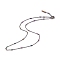 Ion Plating(IP) 304 Stainless Steel Column Link Chain Necklace for Men Women, Rainbow Color, 15.98 inch(40.6cm)