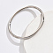 Non-Tarnish Stainless Steel Plain Bangles, Stainless Steel Color, Inner Diameter: 2-3/8 inch(6cm)
