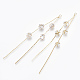 Латунные подвески с кисточками X-KK-S348-062-2