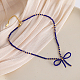 Ожерелья из стеклянных бусин Feaceted Rondelle LK3957-2-1