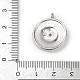 Латунные микро проложить кубического циркония подвески KK-M322-36P-3