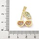 Латунные микро проложить кубического циркония подвески KK-B141-44G-03-3