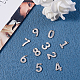 100 шт. 10 подвески из нержавеющей стали 201 STAS-CJ0001-232-3