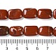 Натуральные красные яшмы бусы пряди G-K357-D06-01-5