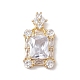 Латунные микро проложить кубического циркония подвески FIND-C047-10KCG-02-1