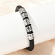Плетеные браслеты из кожаного шнура из микрофибры BJEW-D304-16P-03-4