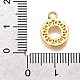 Латунные микро проложить кубического циркония подвески KK-D385-02G-02-3