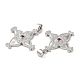 Латунные микро проложить кубического циркония подвески KK-M246-43P-2