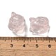 Прозрачные стеклянные бусины GLAA-D025-06K-3