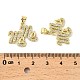 Латунные микро проложить кубического циркония подвески KK-M324-02H-G-3