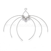 Латунные большие кулоны KK-S355-041P-NF