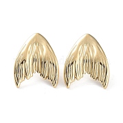 Серьги-гвоздики из нержавеющей стали 304 EJEW-H115-27G