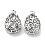 Латунные микро проложить кубического циркония подвески KK-H460-06P