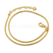 Медные круглые колье из змеи NJEW-Q345-01G