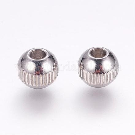 Бусины из нержавеющей стали 201 STAS-G133-05P-1