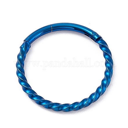 Витые серьги-кольца для девушек STAS-D453-01A-04-1