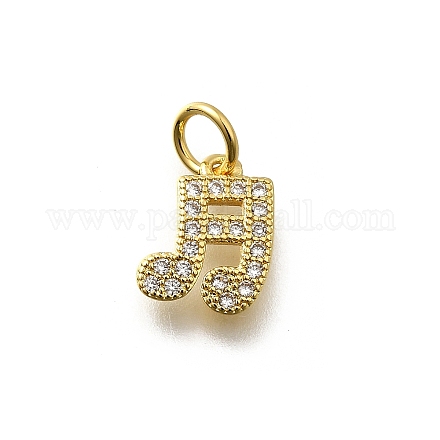 Латунные микро проложить кубического циркония подвески KK-P295-50G-1