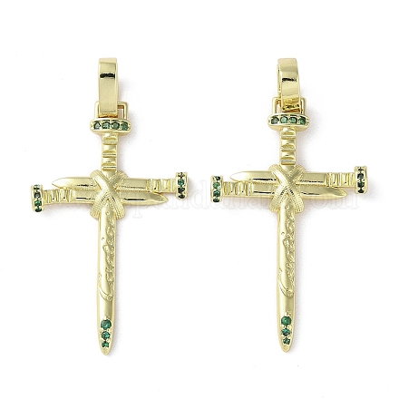 Стойки обшивки латунь кубического циркония подвески KK-M272-01G-1