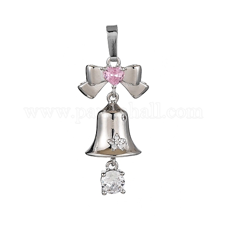 Реечное покрытие латунь с подвесками из кубического циркония KK-Q010-15P-1