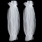 Polyester Arm Sleeves, White, 470x140~145x5mm