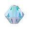 Preciosa® Crystal Beads, Czech Crystal, Bicone(451 69 302 Rondelle), 30020 20000 Light Sapphire AB 2x, 6mm, Hole: 1mm
