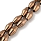 Electroplated Synthetic Magnetic Hematite Beads Strands, Bicone, Antique Bronze Plated, 6.2~6.5x12~12.5mm, Hole: 1.4mm, about 33pcs/strand, 15.35''(39cm)