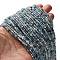 Natural Aquamarine Beads Strands, Faceted Round, 3mm, Hole: 0.7mm, about 123~132pcs/strand, 14.57''~14.96''(37~38cm)