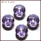 K9 Glass, Imitation Austrian Crystal Beads, Grade AAA, Faceted, Rondelle, Lilac, 10x7mm, Hole: 0.9~1mm