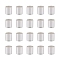 Brass Crimp Beads,Tube, Silver, 3x3mm, Hole: 2.5mm