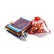Mixed Color Organza Gift Bags, Jewelry Mesh Pouches for Wedding Party Christmas Gifts Candy Bags, Organza Pouches for Potpourri, Rectangle, about 10cm wide, 12cm long