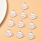 Alloy Enamel Pendants, Light Gold, Cup with Cat Charm, Pink, 18.5x20x1mm, Hole: 1.5mm